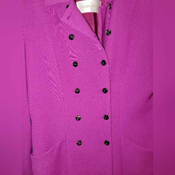 5 for $25 | Dana Buchman Classic Double Breasted Blazer Suit Jacket - Picture 2 of 16